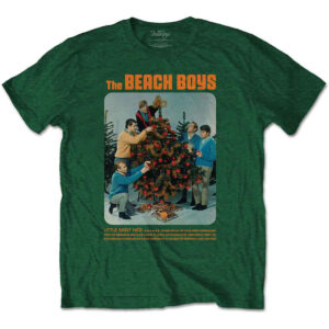 The Beach Boys Xmas Album Green Back Print T-Shirt