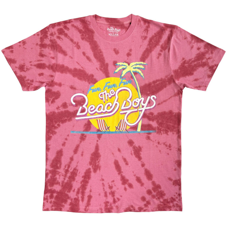 The Beach Boys Fun, Fun, Fun Red Wash Collection T-Shirt