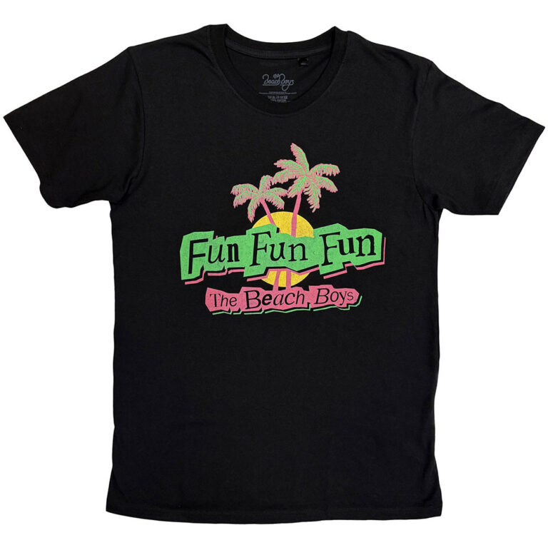 The Beach Boys Fun Black T-Shirt
