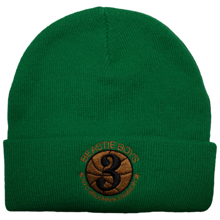 The Beastie Boys Unisex NYC Brouhaha Division Green Beanie Hat