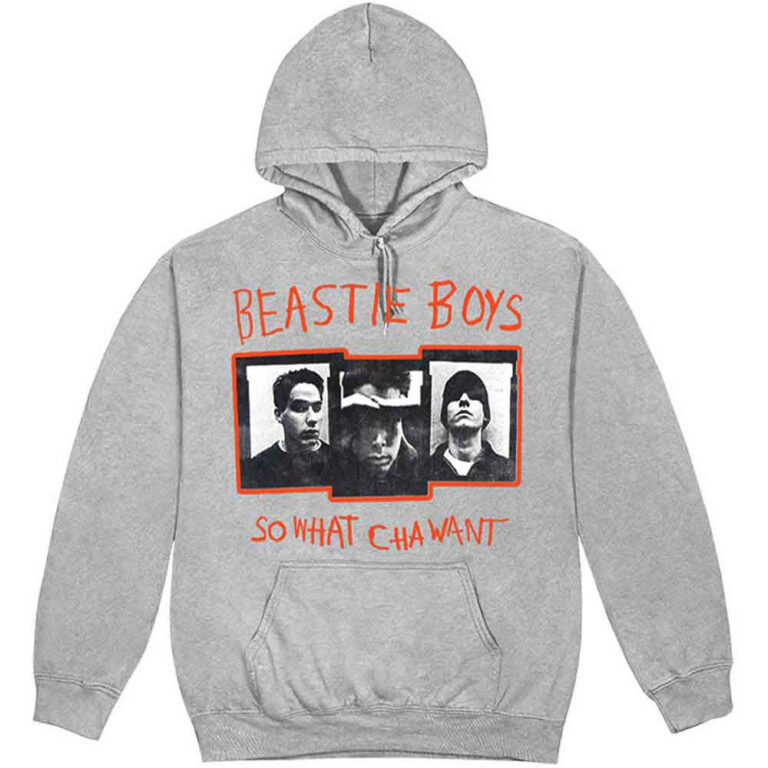 The Beastie Boys So What Cha Want Grey Pullover Hoodie