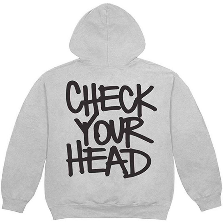 The Beastie Boys Check Your Head Grey Back Print Pullover Hoodie