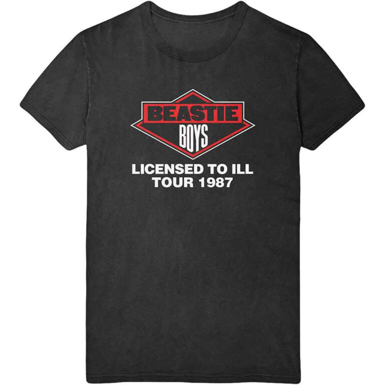 The Beastie Boys Licensed To Ill Tour 1987 Black T-Shirt