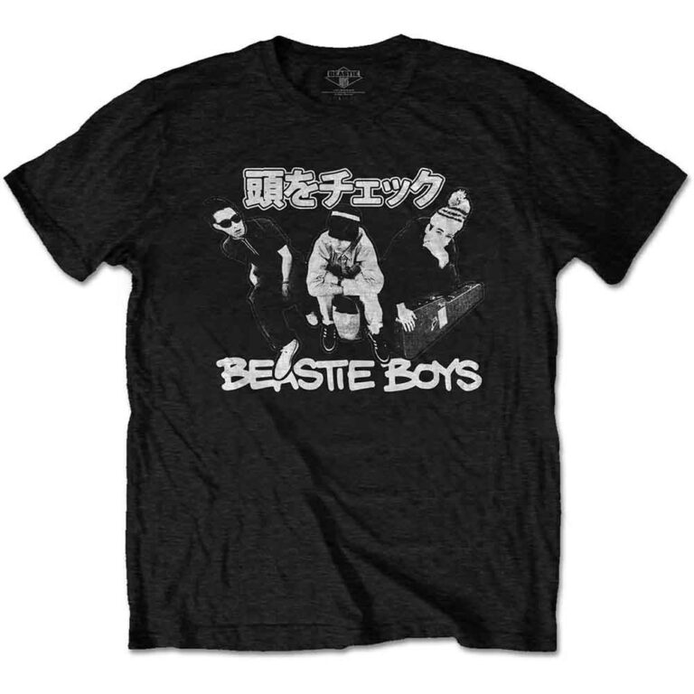 The Beastie Boys Check Your Head Japanese Black T-Shirt