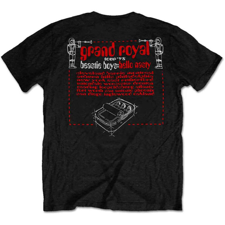 The Beastie Boys Hello Nasty Black Back Print T-Shirt