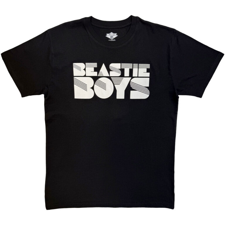 The Beastie Boys Stripes Logo Mono Black T-Shirt