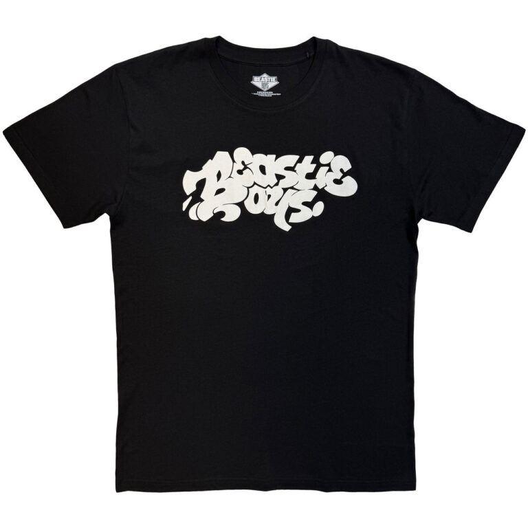 The Beastie Boys Tag Logo Mono Black T-Shirt