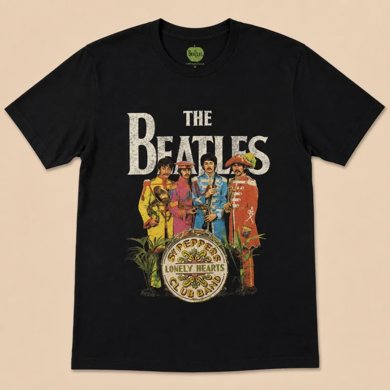 The Beatles Sgt Pepper Black T-Shirt