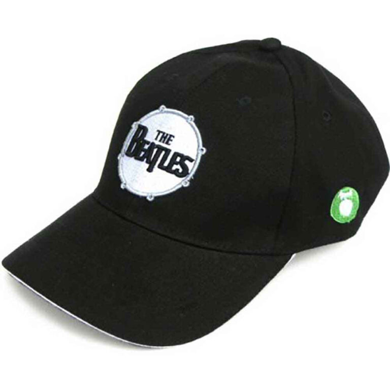 The Beatles Drum Black Baseball Cap