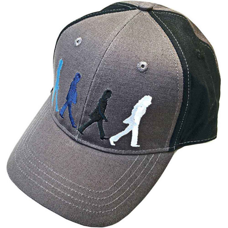The Beatles Abbey Road Figures Black & Charcoal Grey 2-Tone Baseball Cap