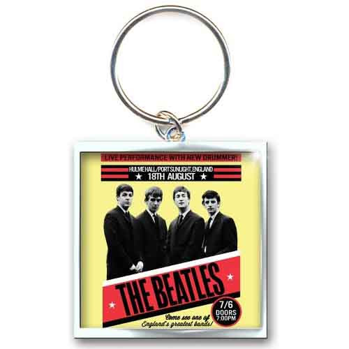 The Beatles 1962 Port Sunlight Photo Print Keychain
