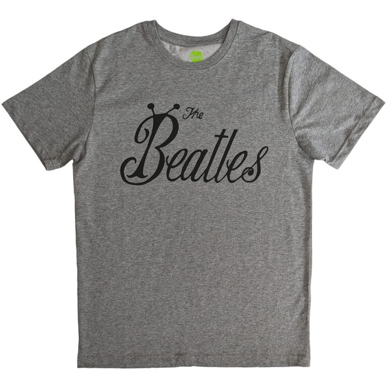 The Beatles Bug Logo Grey T-Shirt