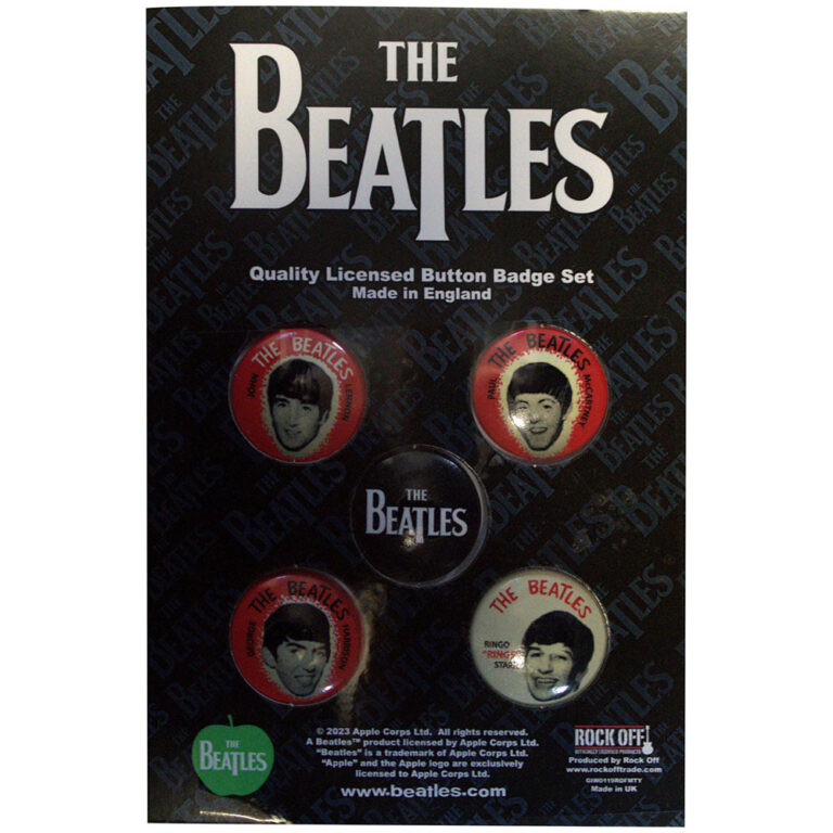 The Beatles Vintage Portraits Badge Pack