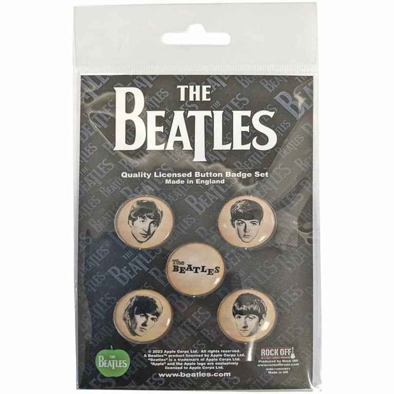 The Beatles She Loves You Vintage Badge Pack