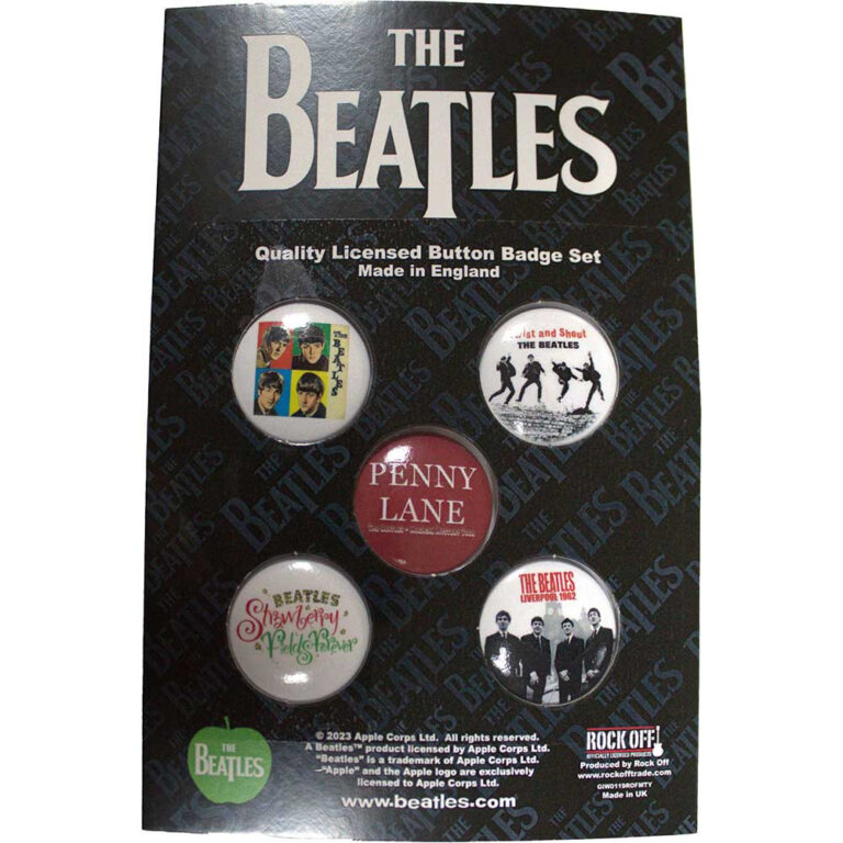 The Beatles Beatles Liverpool Badge Pack