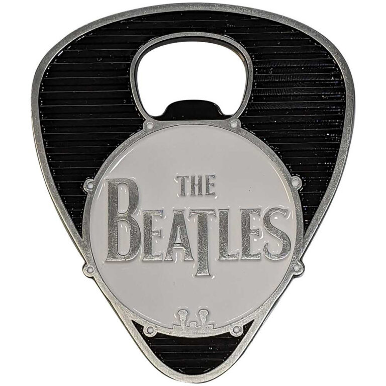 The Beatles Drum Logo Plectrum Bottle Opener
