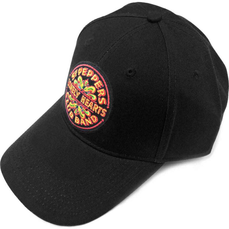 The Beatles Sgt. Pepper Black Baseball Cap