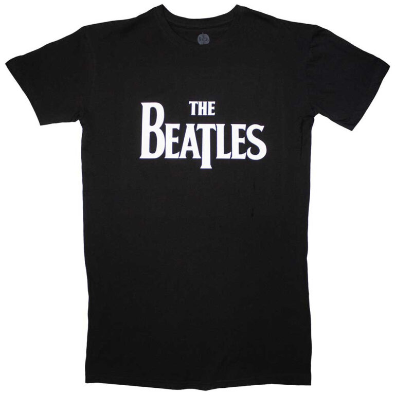 The Beatles Drop T Black Ladies T-Shirt Dress