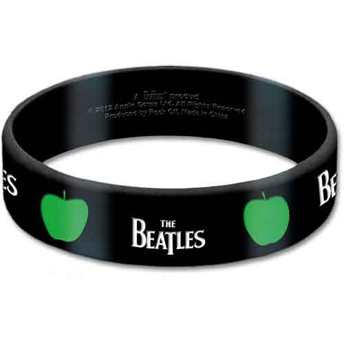 The Beatles Drop T & Apple Gummy Wristband