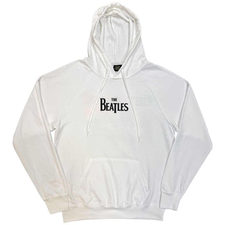 The Beatles 3 Savile Row White Back Print Pullover Hoodie