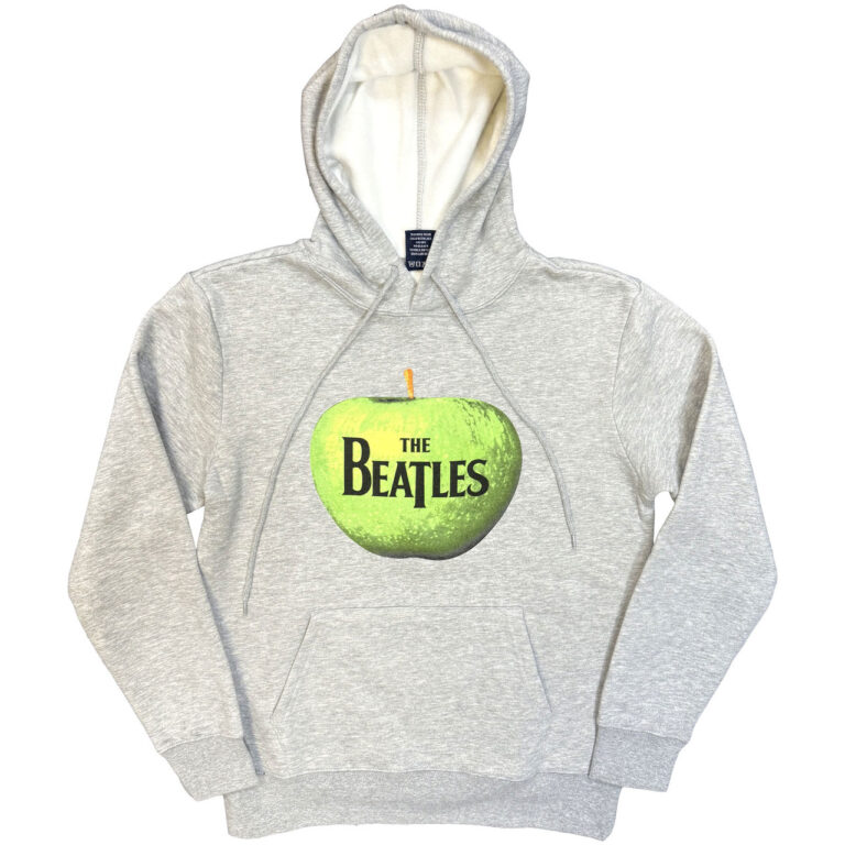 The Beatles Apple Logo Grey Pullover Hoodie