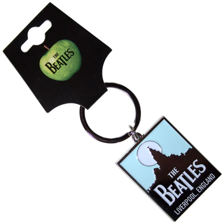 The Beatles Liverpool Skyline Keychain
