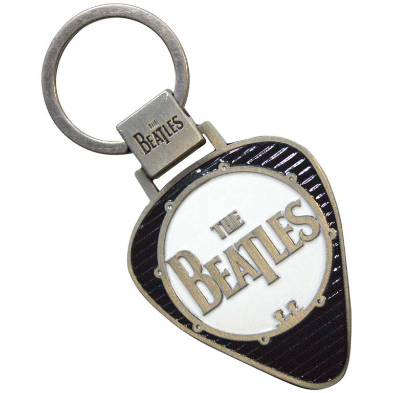 The Beatles Drum Logo Plectrum Keychain