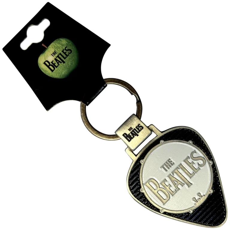 The Beatles Drum Logo Plectrum Keychain