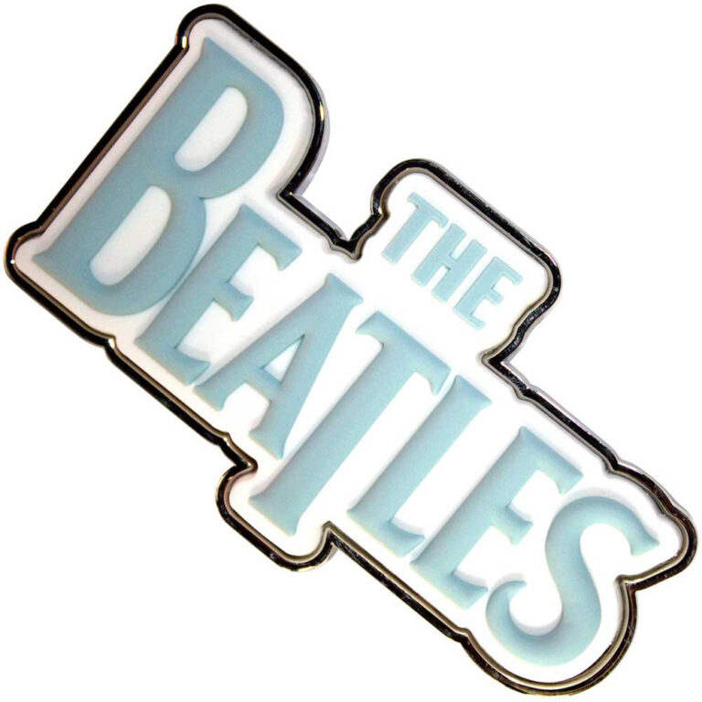 The Beatles Sky Blue Drop T Logo Fridge Magnet
