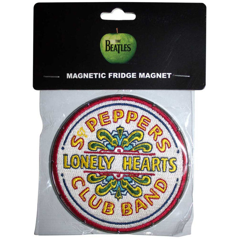 The Beatles Sgt Pepper Drum Patch Fridge Magnet