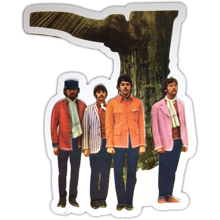 The Beatles Strawberry Fields Forever Embossed Fridge Magnet