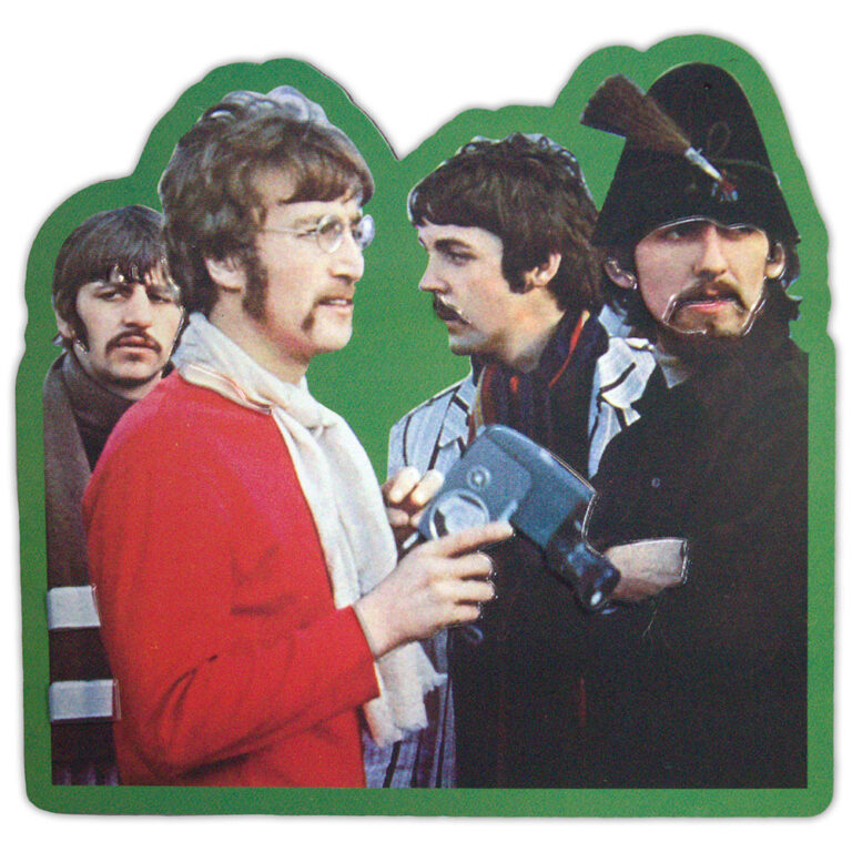 The Beatles Strawberry Fields Forever Photo Embossed Fridge Magnet