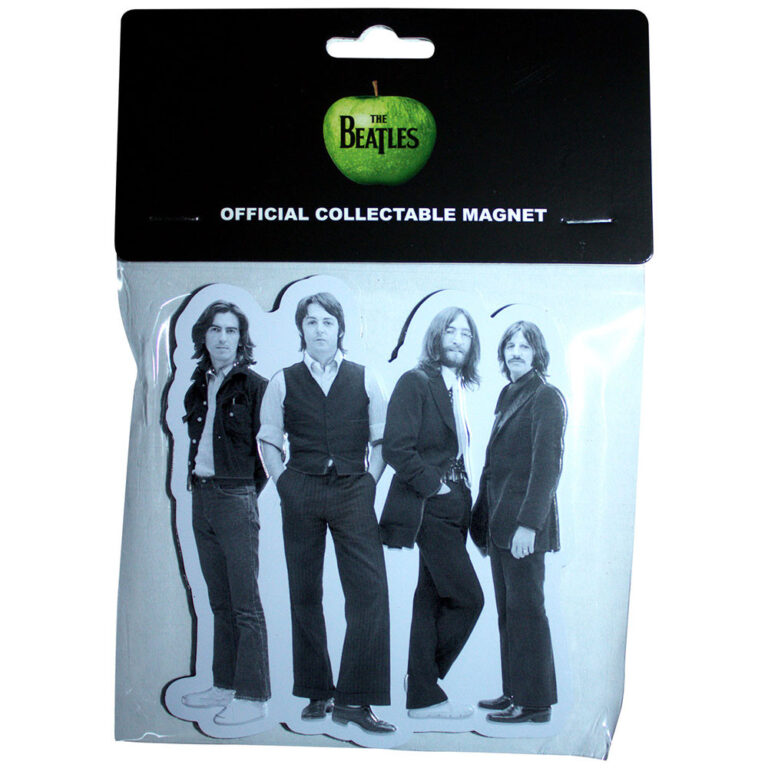 The Beatles White Album Iconic Image Embossed Fridge Magnet