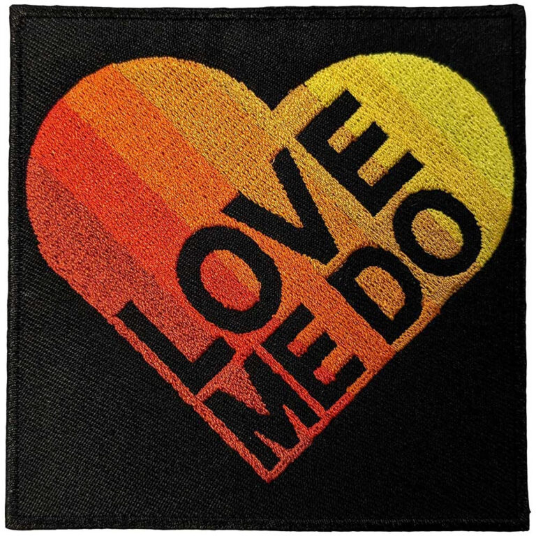 The Beatles Love Me Do Gradient Heart Patch