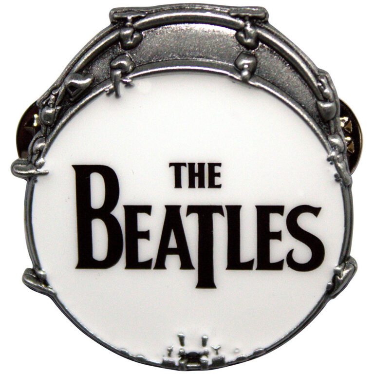 The Beatles Drop T Drum Pin Badge