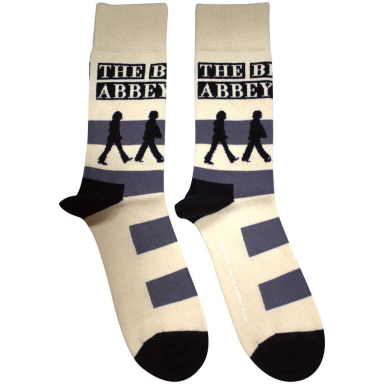 The Beatles Unisex Abbey Road Crossing Natural UK Size 4 – 7 Socks