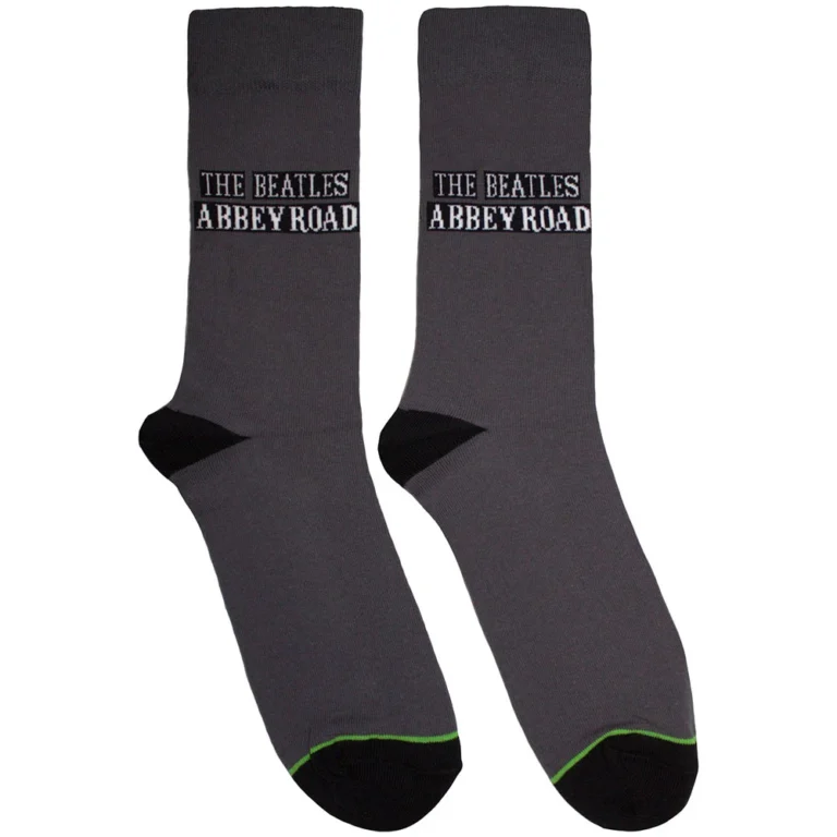 The Beatles Unisex Abbey Road Sign Grey UK Size 6 – 11 Socks