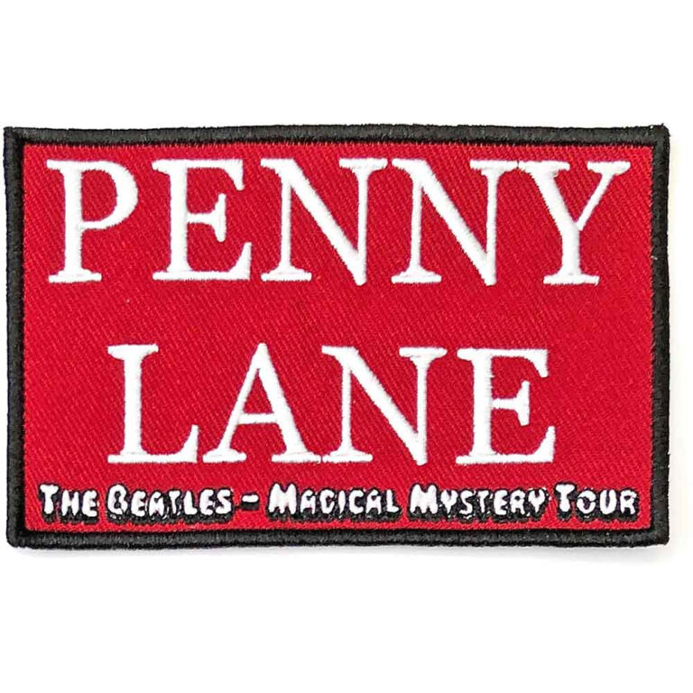 The Beatles Penny Lane Red Red Patch