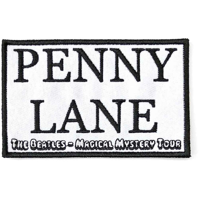 The Beatles Penny Lane White White Patch