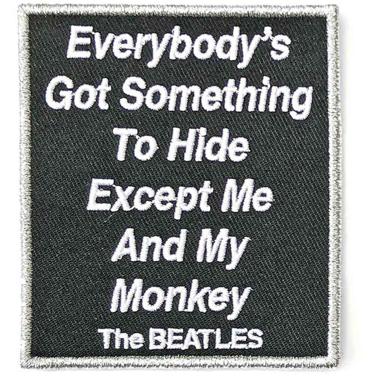 The Beatles Everybody’s Got Something To Hide Except Me And My Monkey Patch
