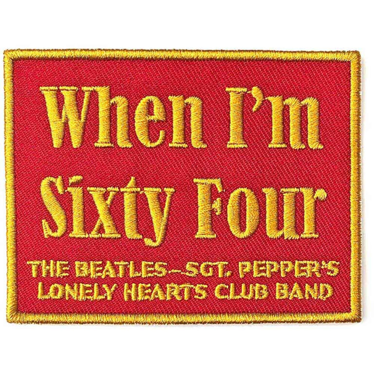 The Beatles When I’m Sixty Four Patch