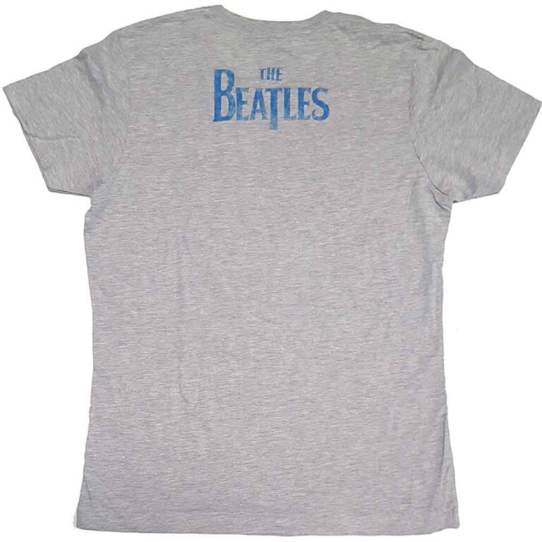 The Beatles Vintage Ob La Di Grey Back Print Ladies T-Shirt