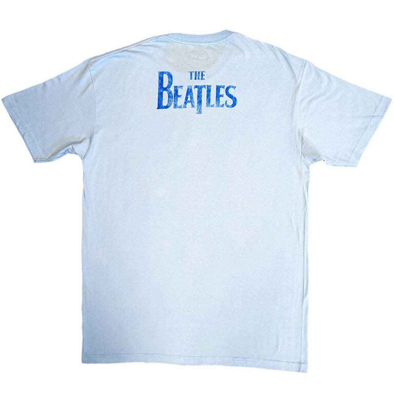 The Beatles Vintage Ob La Di Pale Blue Back Print T-Shirt