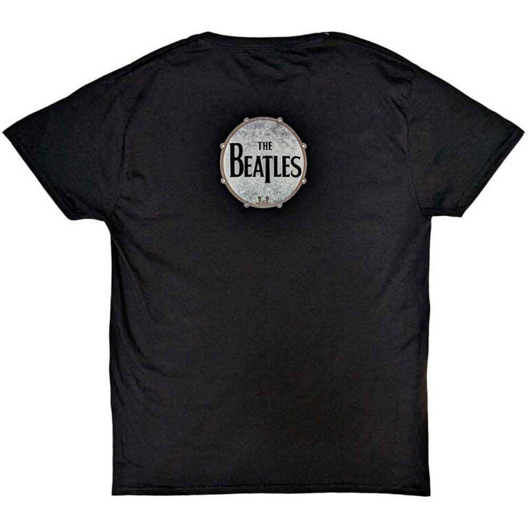 The Beatles Vintage With The Beatles Black Back Print T-Shirt