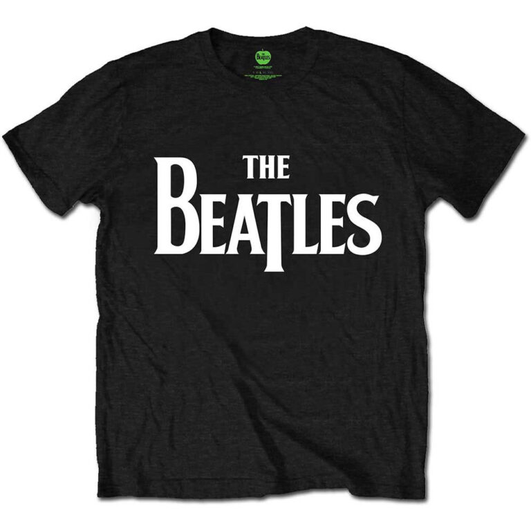 The Beatles Drop T Black Kids T-Shirt