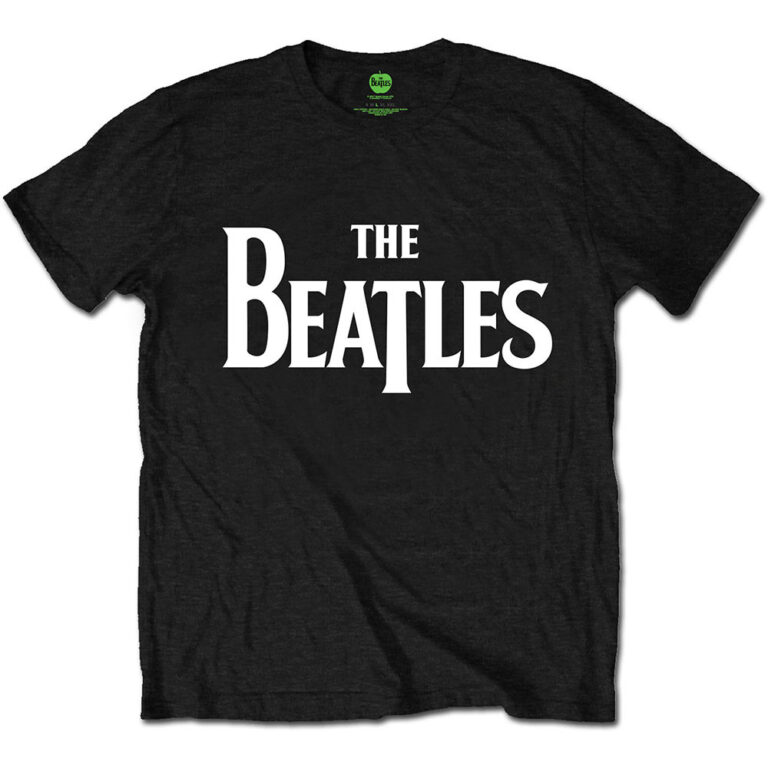 The Beatles Drop T Black T-Shirt