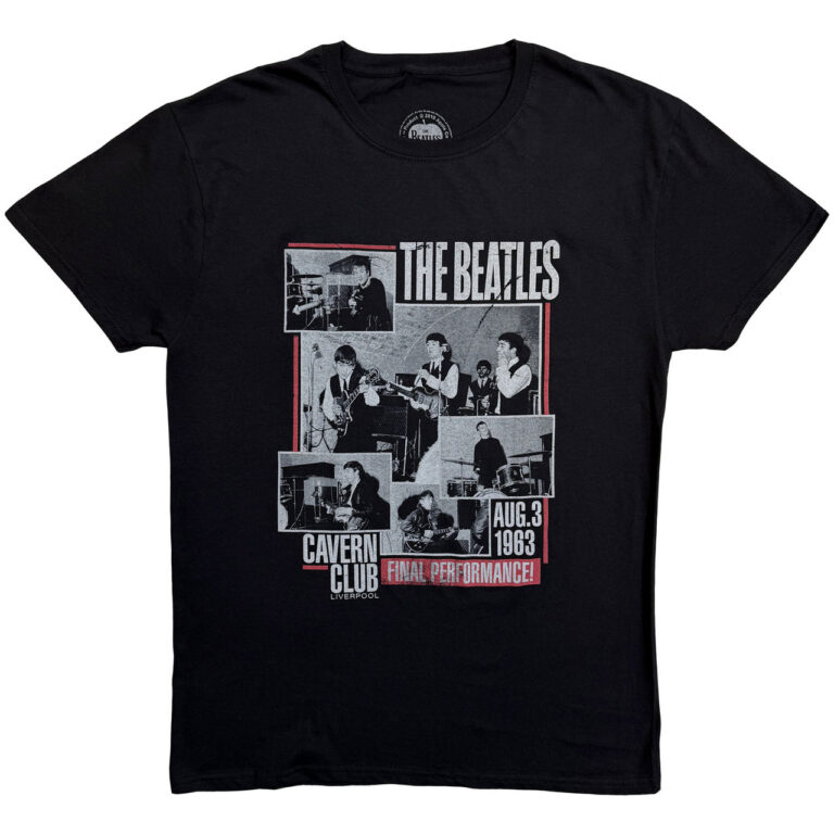 The Beatles Final Performance Black T-Shirt
