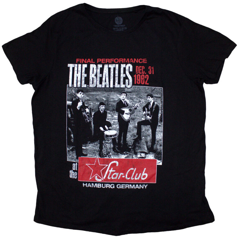 The Beatles Star Club, Hamburg Black Ladies T-Shirt