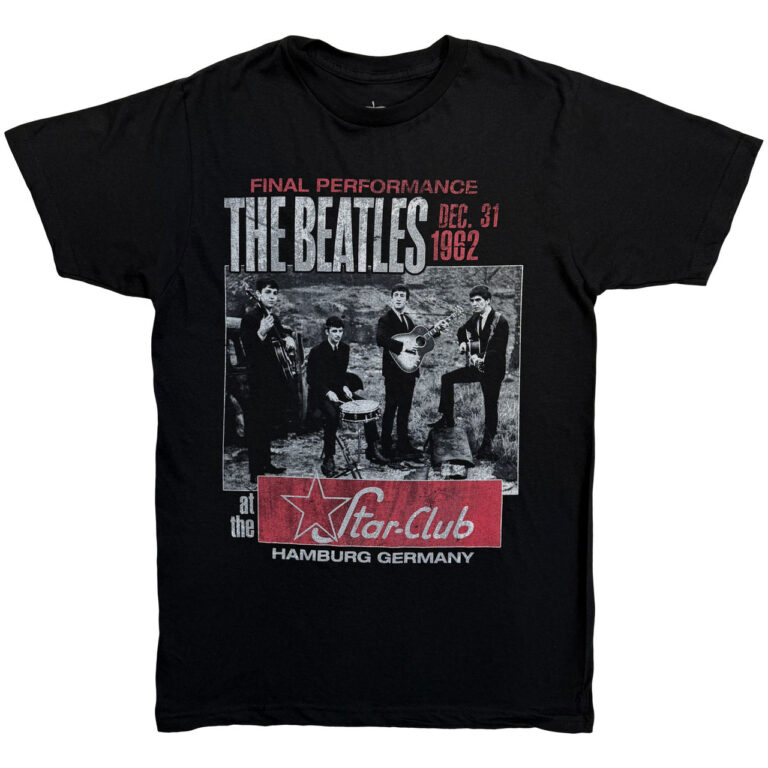 The Beatles Star Club, Hamburg Black T-Shirt