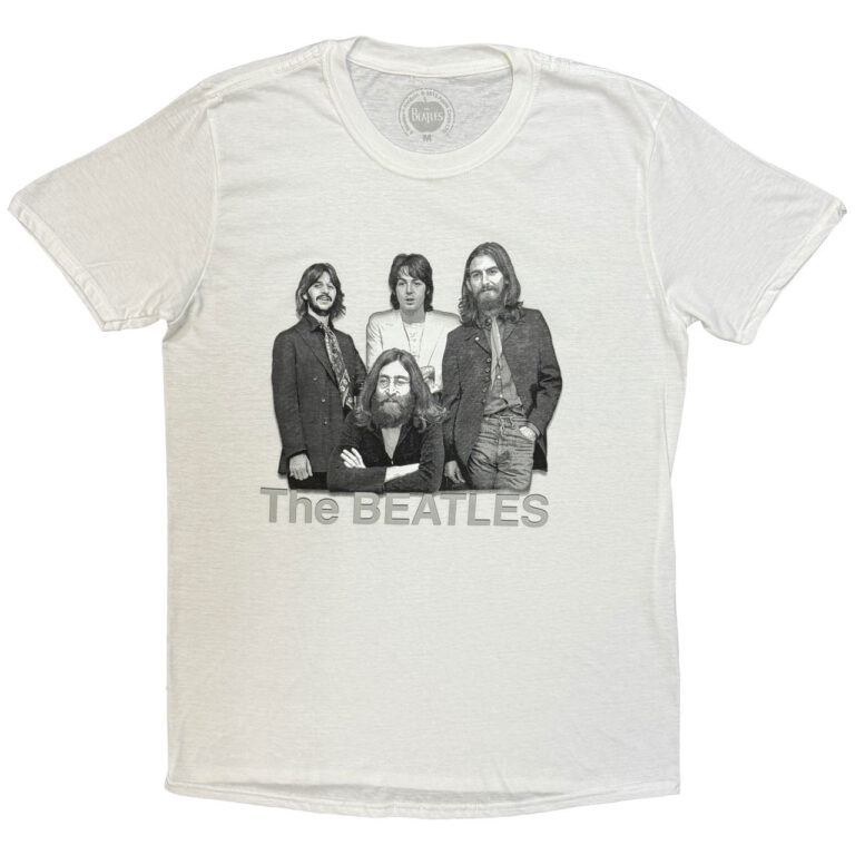 The Beatles Tittenhurst Table White T-Shirt